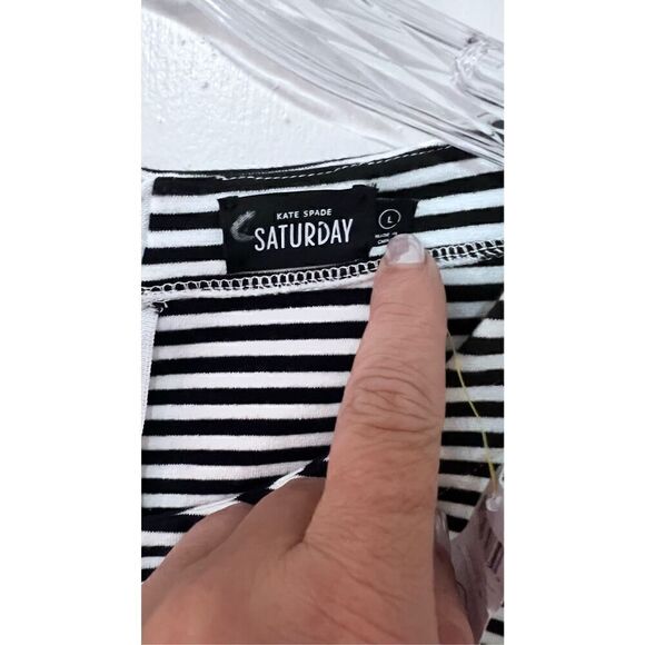 Kate Spade Saturday striped Good Times Dress NWT SZ L - Picture 4 of 12